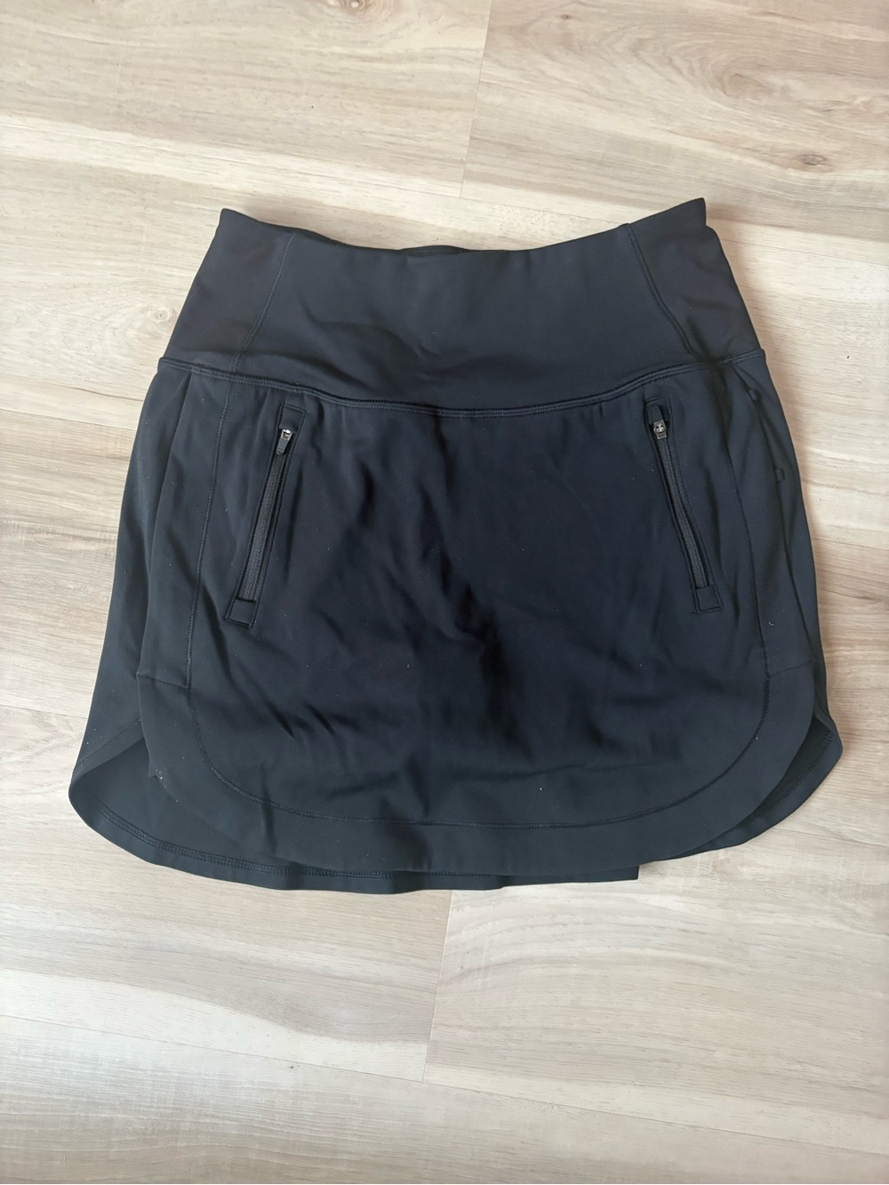Athleta Black Women's Skort with Zip Pockets